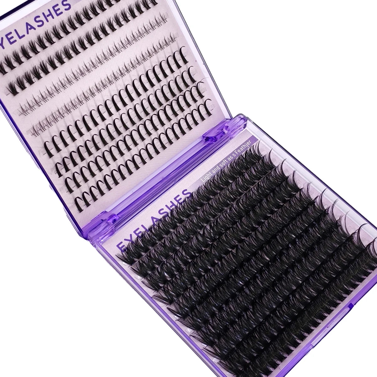 Lash Clusters Kit Lash Spikes Eyelash Clusters bottom Volume Individual Lashes DIY Spiky Lash Extension Manga Clusters Eyelash