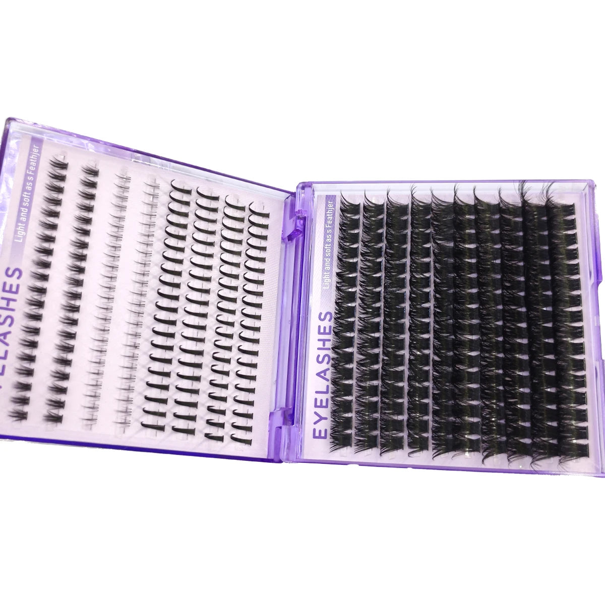 Lash Clusters Kit Lash Spikes Eyelash Clusters bottom Volume Individual Lashes DIY Spiky Lash Extension Manga Clusters Eyelash