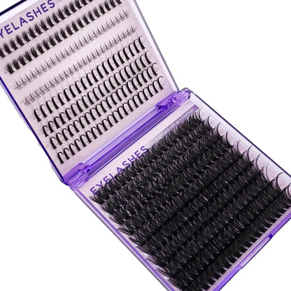 Lash Clusters Kit Lash Spikes Eyelash Clusters bottom Volume Individual Lashes DIY Spiky Lash Extension Manga Clusters Eyelash